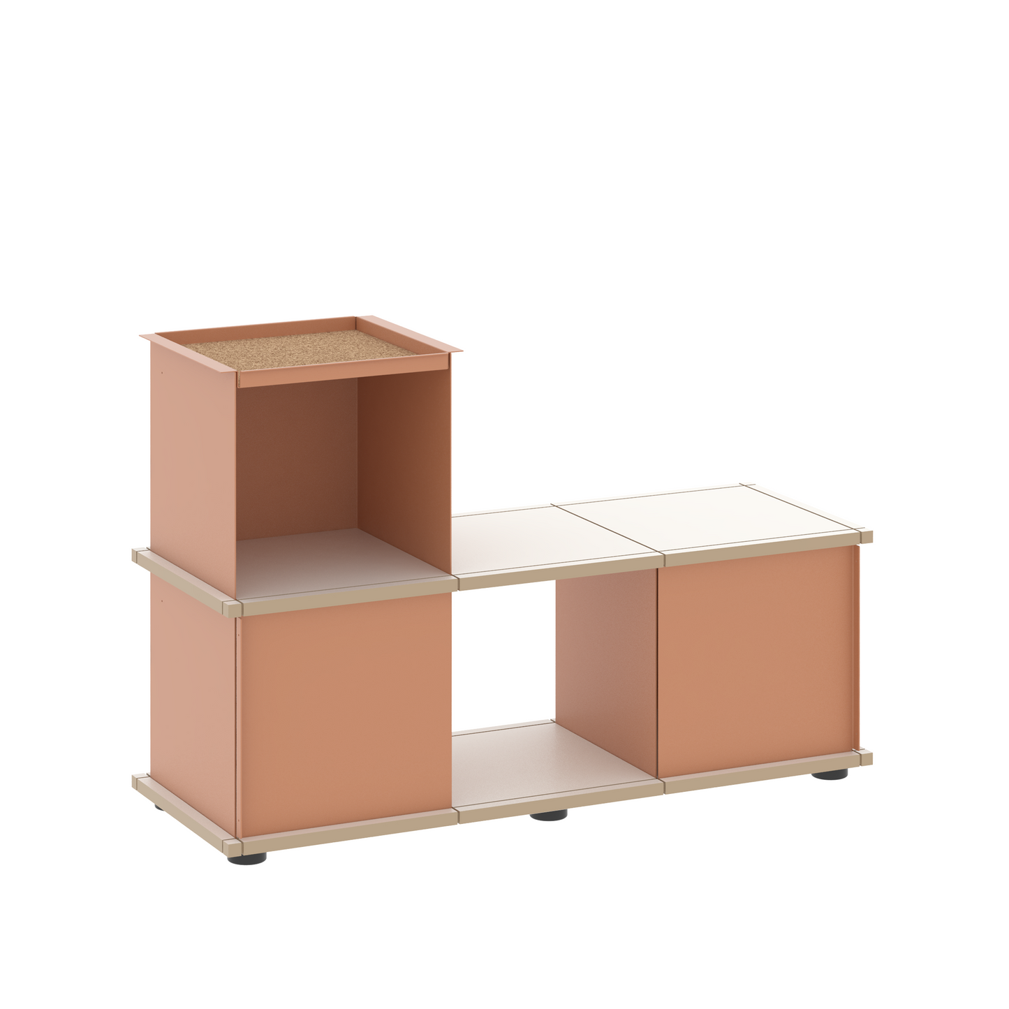 YU BENCH 3x1 / MDF white