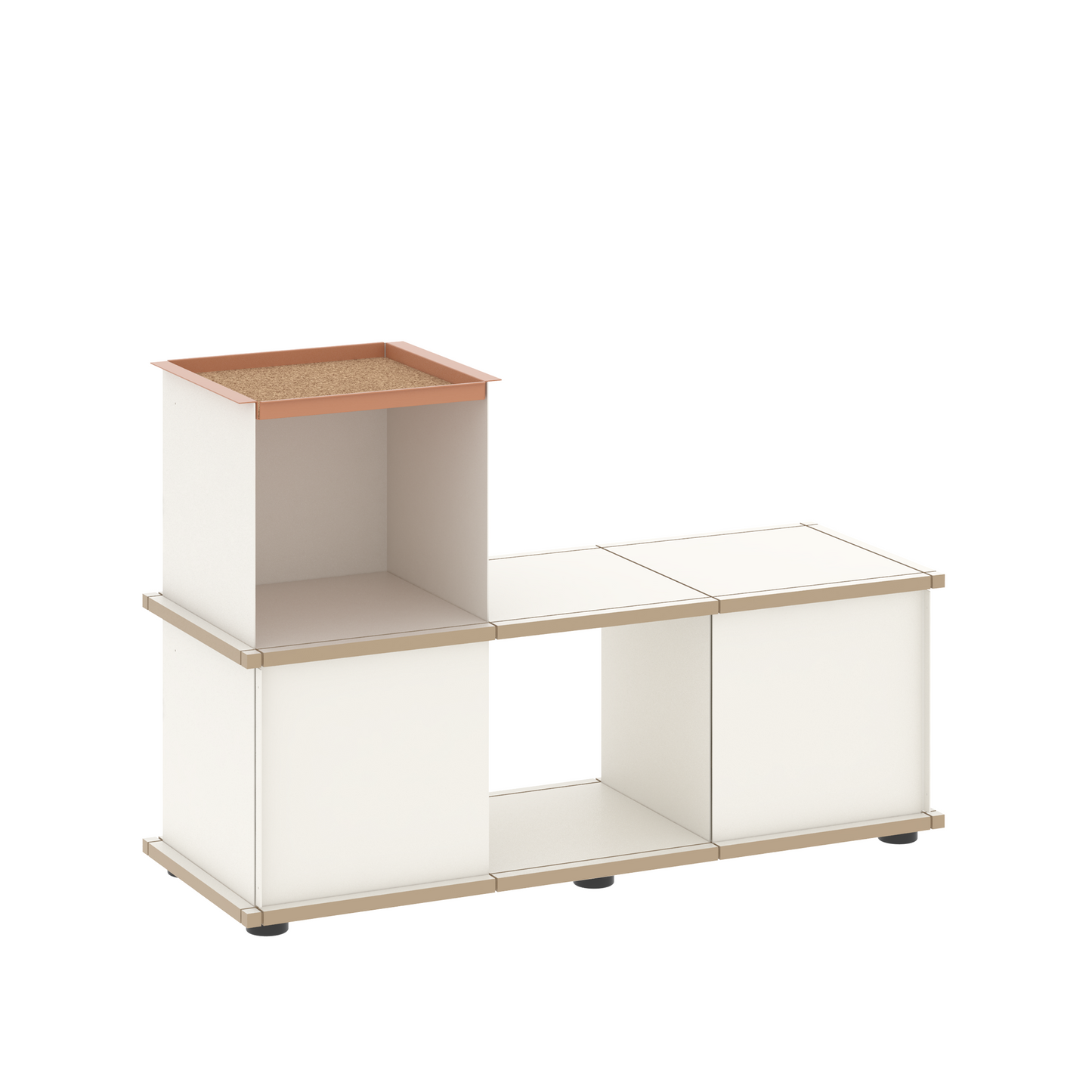 YU BENCH 3x1 / MDF white