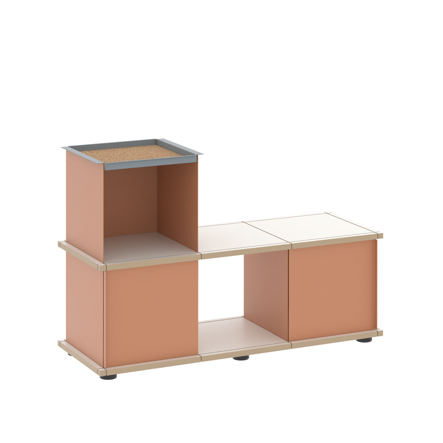 YU BENCH 3x1 / MDF white