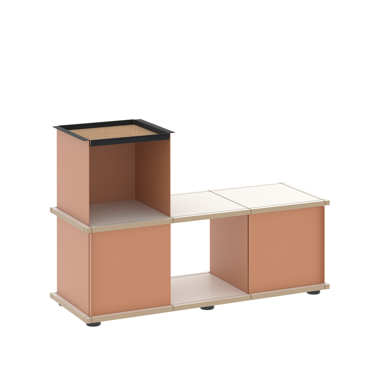 YU BENCH 3x1 / MDF white