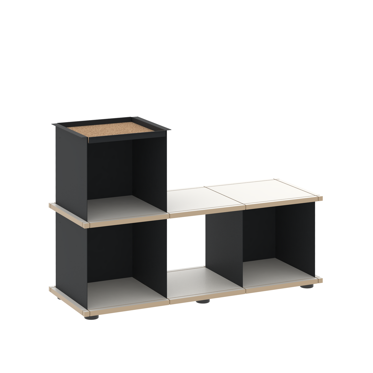 YU BENCH 3x1 / MDF white