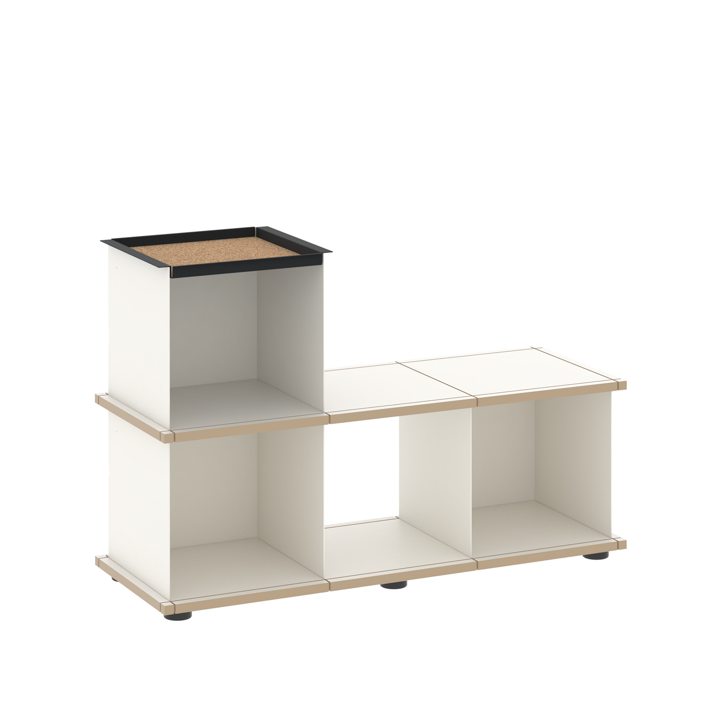 YU BENCH 3x1 / MDF white