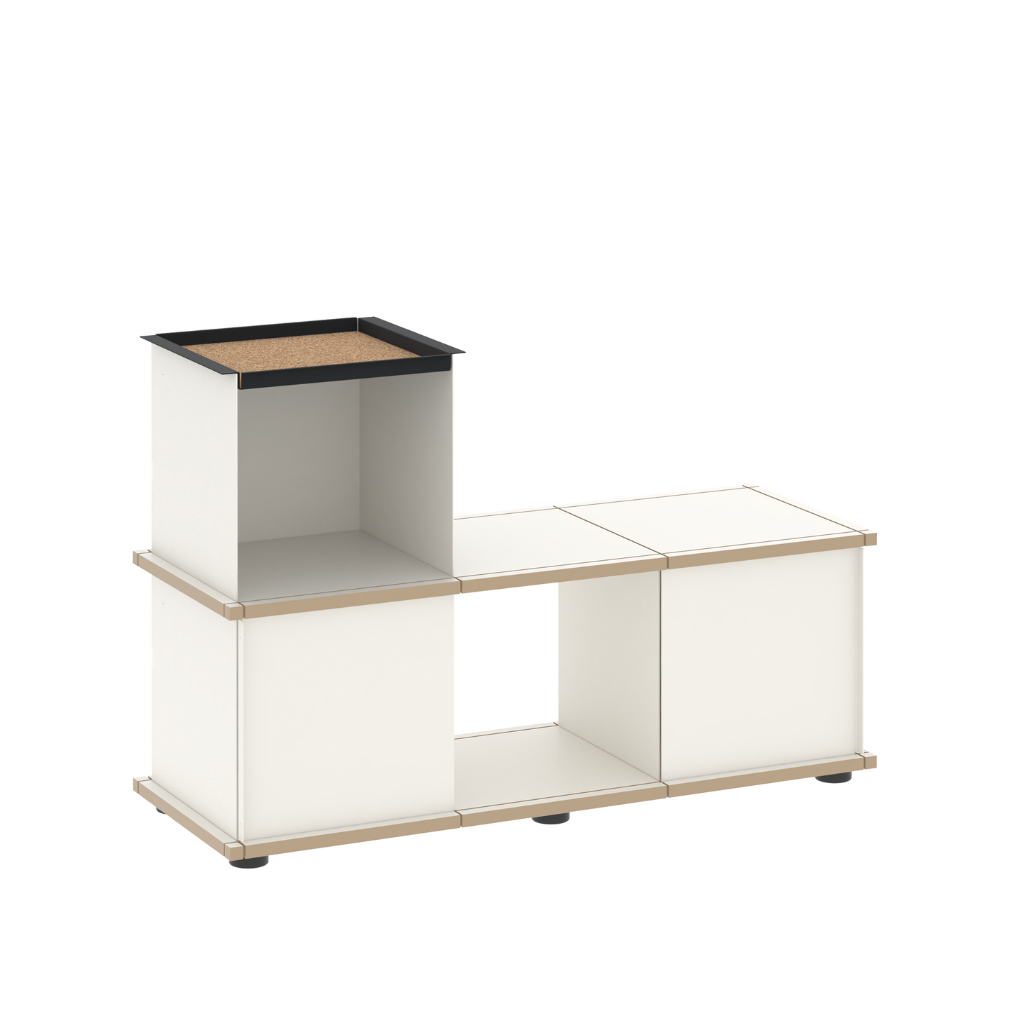 YU BENCH 3x1 / MDF white