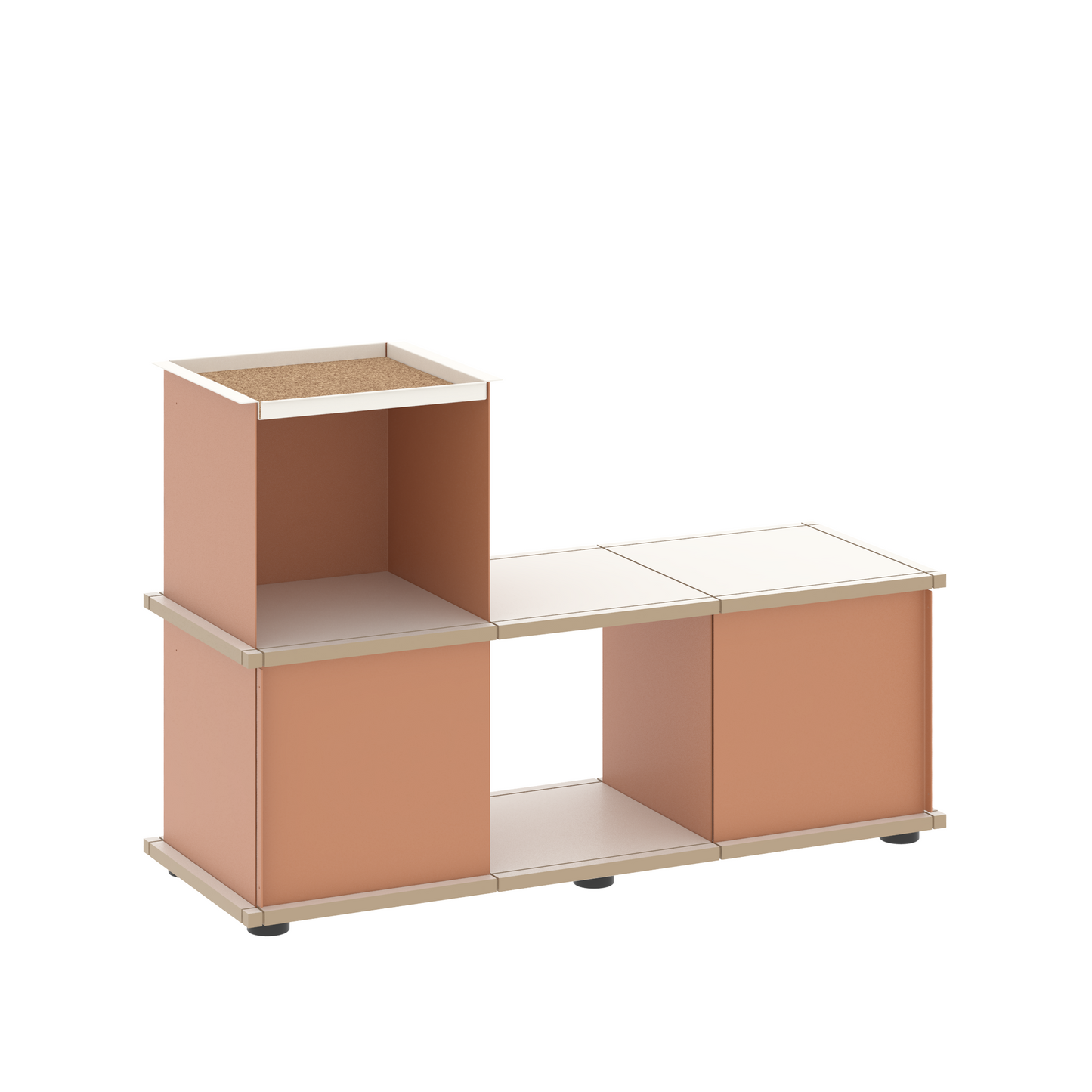 YU BENCH 3x1 / MDF white