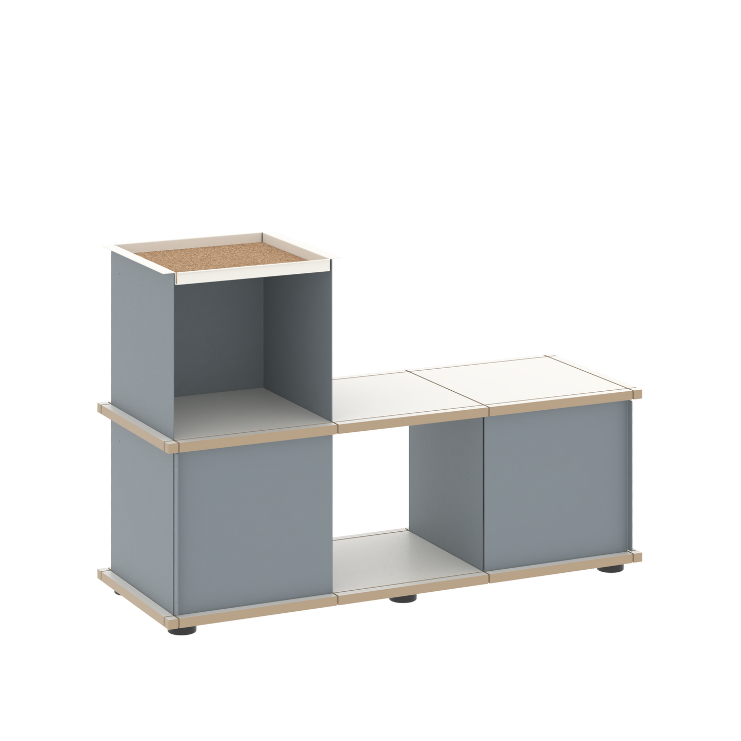 YU BENCH 3x1 / MDF white