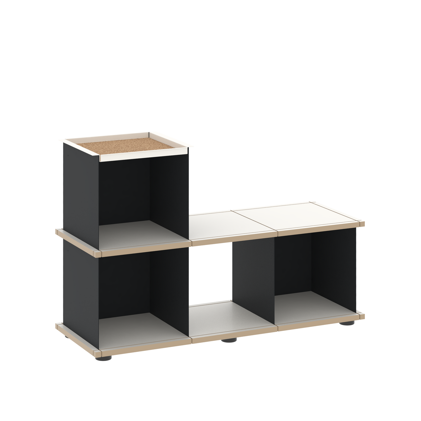 YU BENCH 3x1 / MDF white