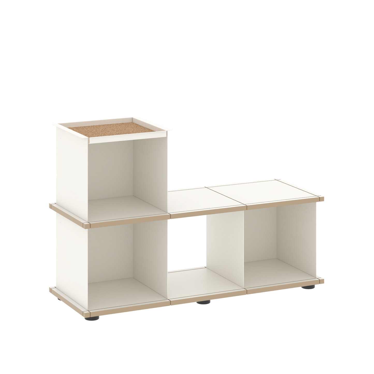 YU BENCH 3x1 / MDF white