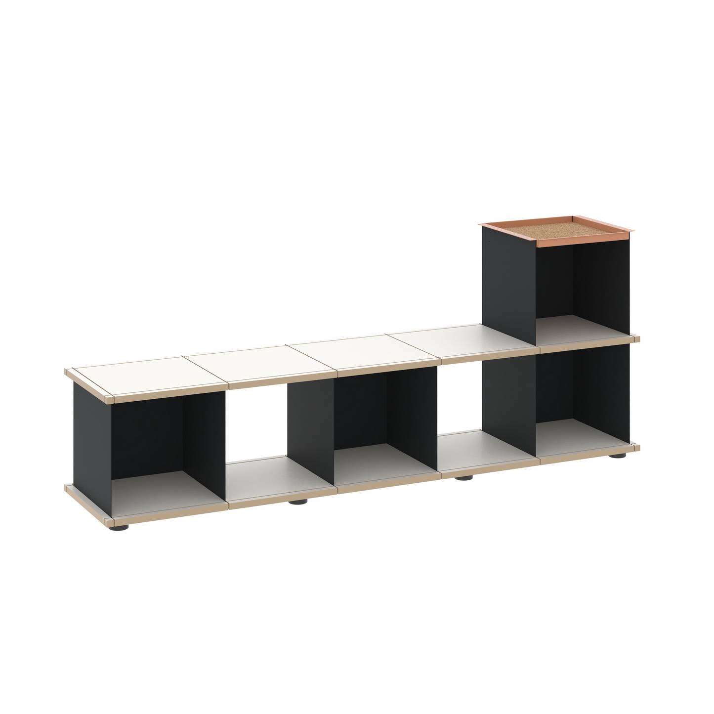 YU BENCH 5x1 / MDF white