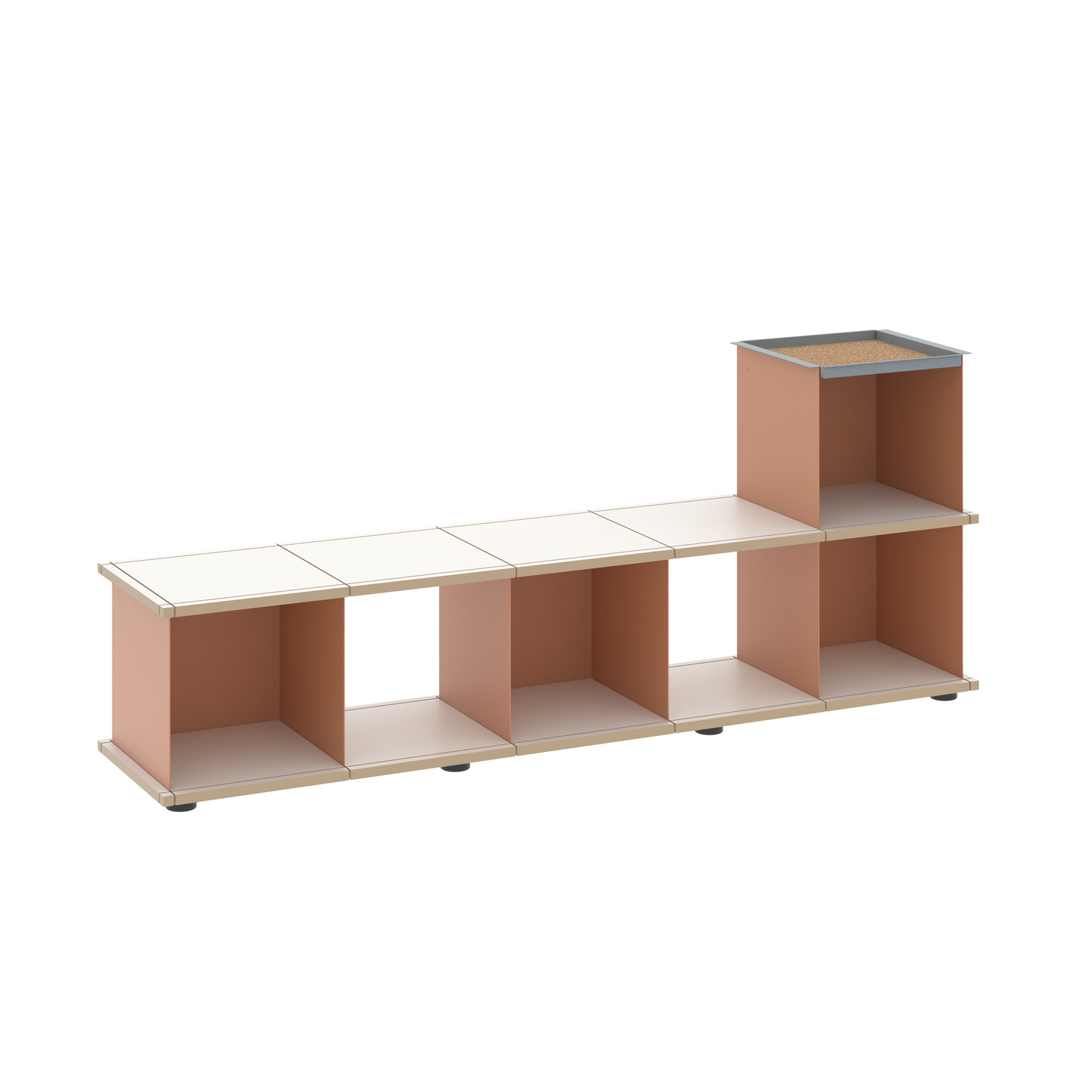 YU BENCH 5x1 / MDF white