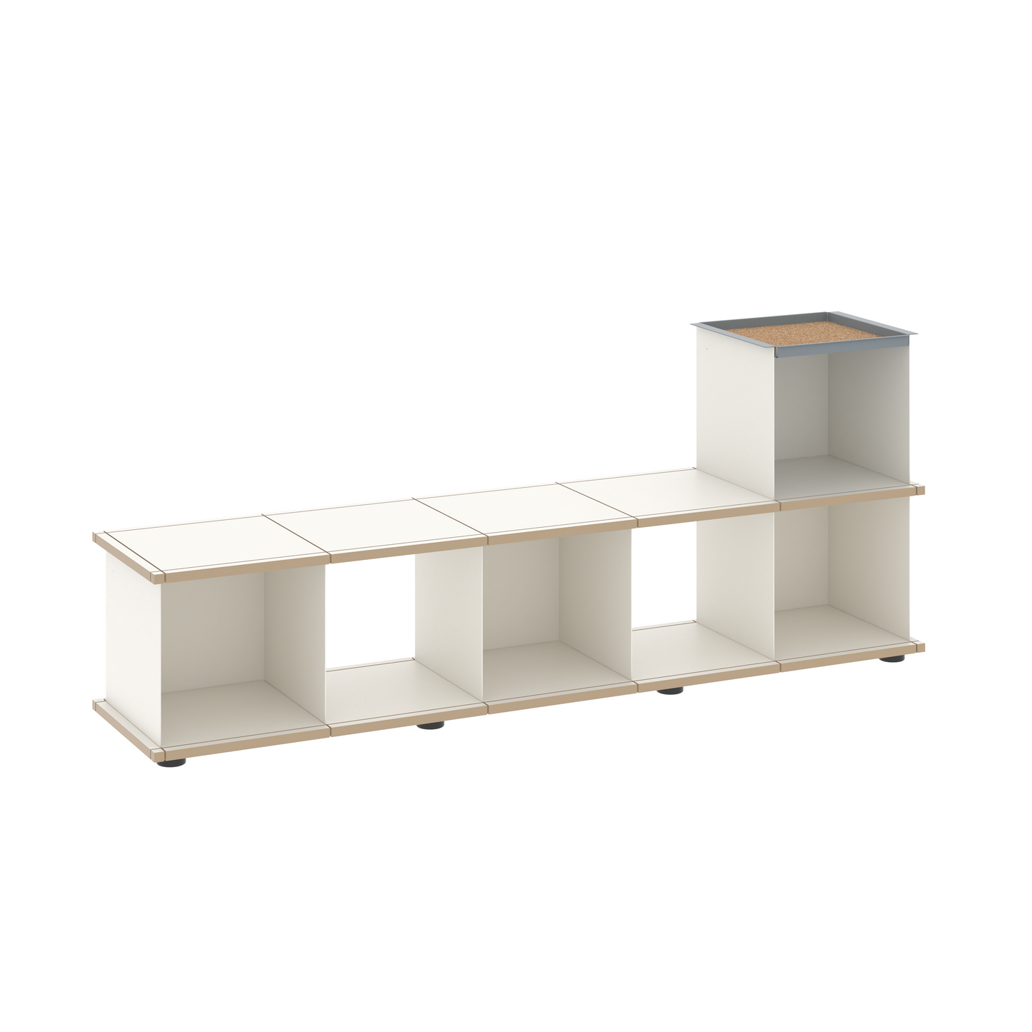 YU BENCH 5x1 / MDF white
