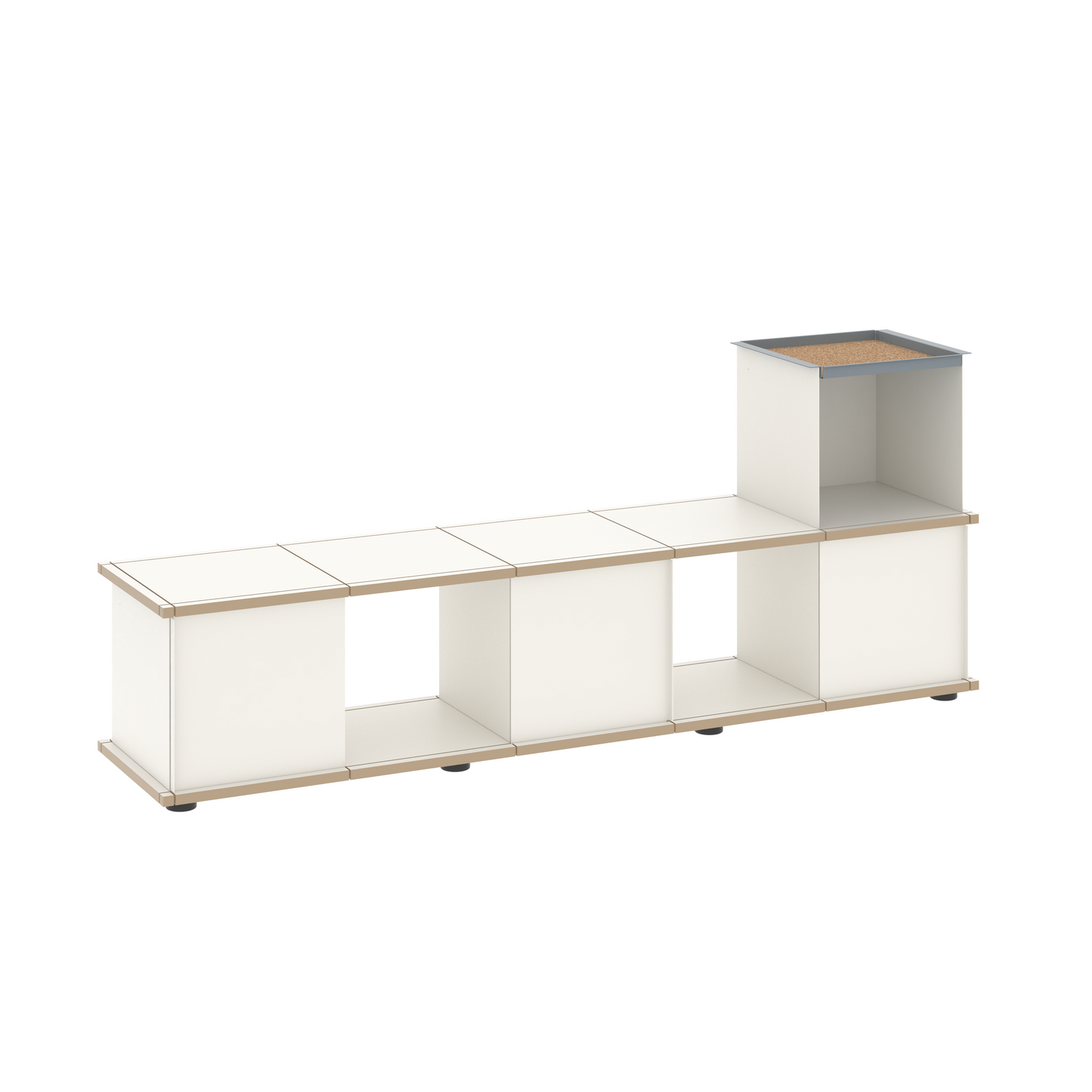 YU BENCH 5x1 / MDF white