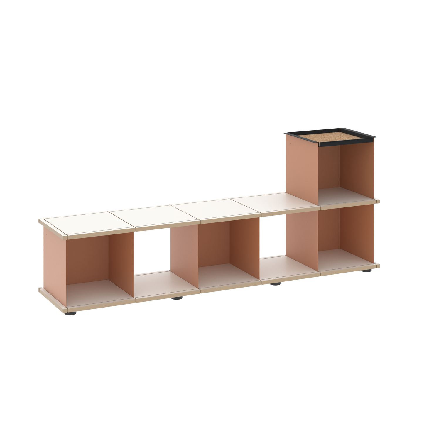 YU BENCH 5x1 / MDF white
