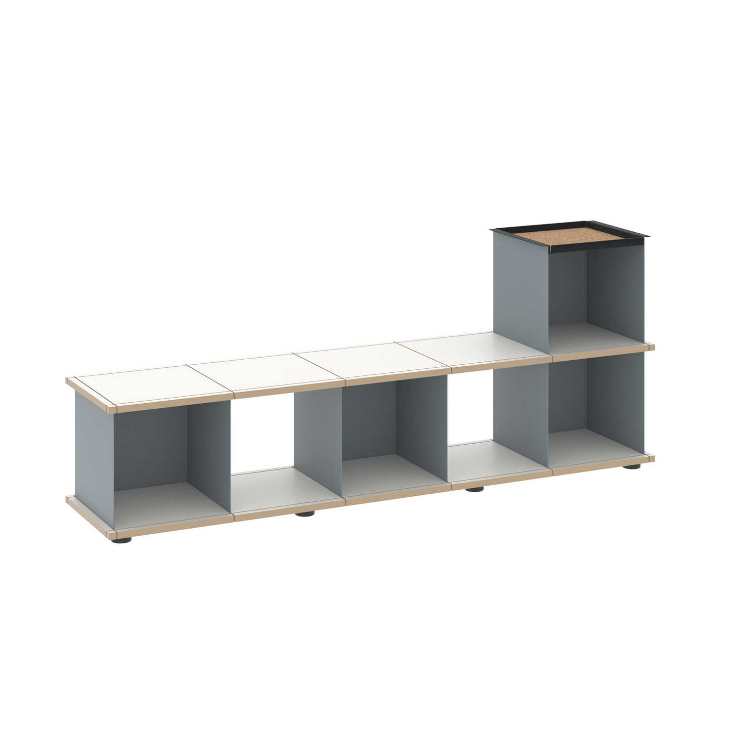 YU BENCH 5x1 / MDF white