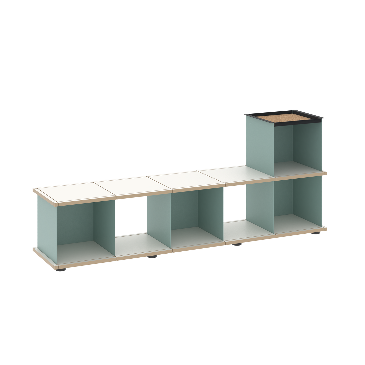 YU BENCH 5x1 / MDF white
