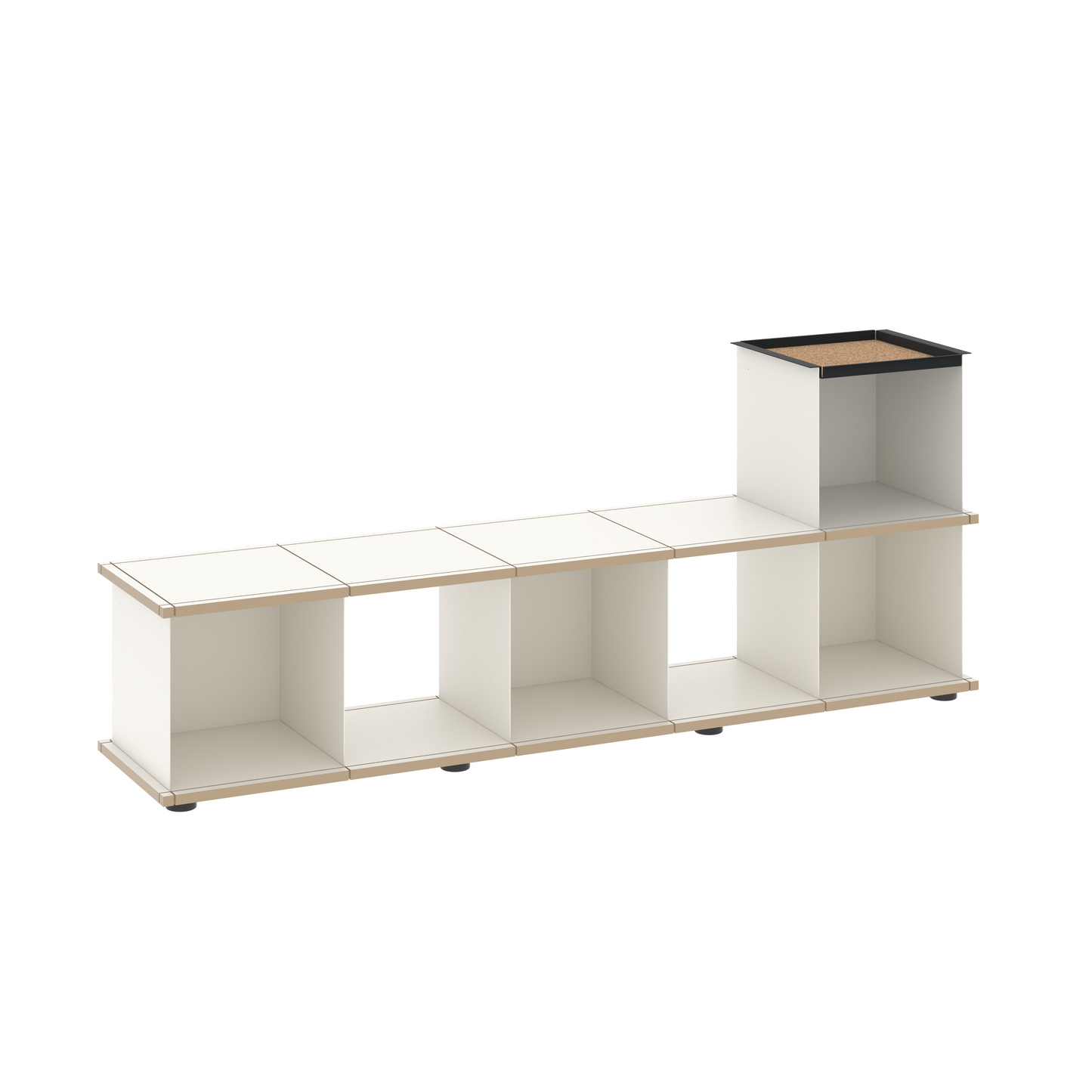 YU BENCH 5x1 / MDF white