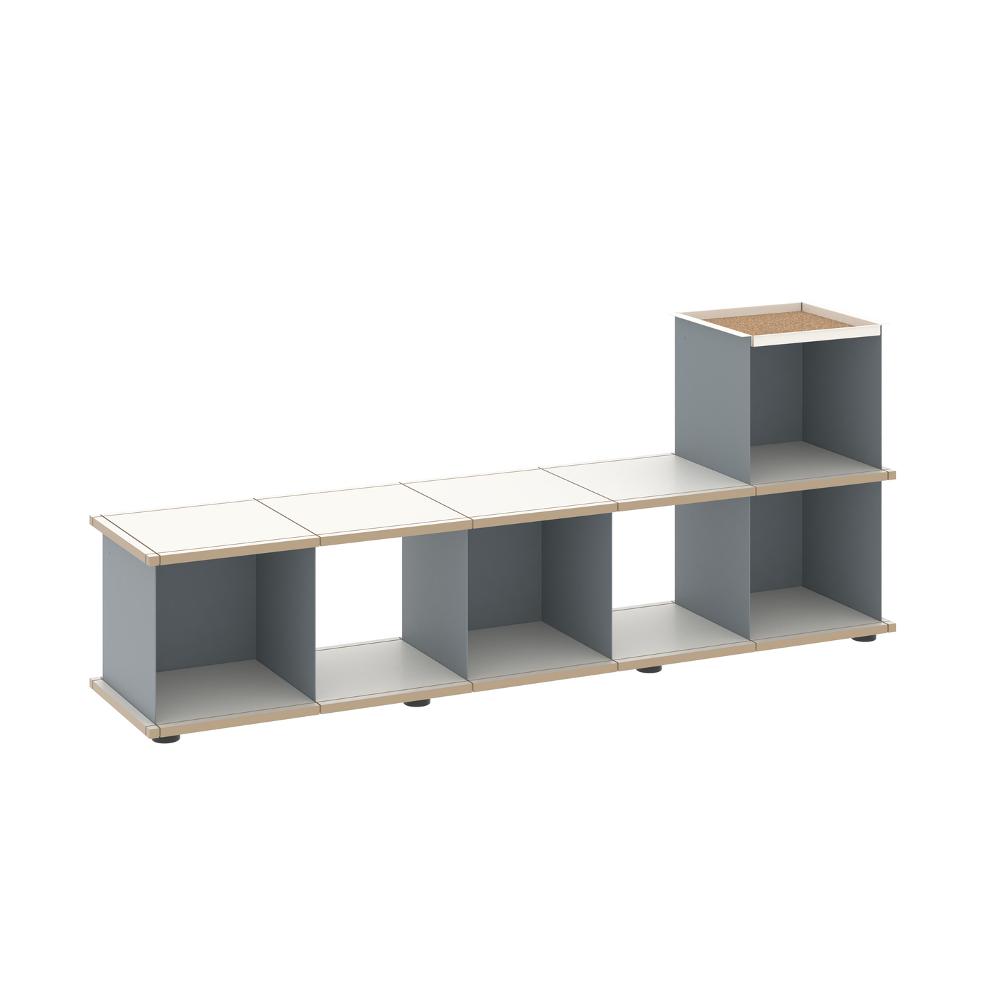 YU BENCH 5x1 / MDF white