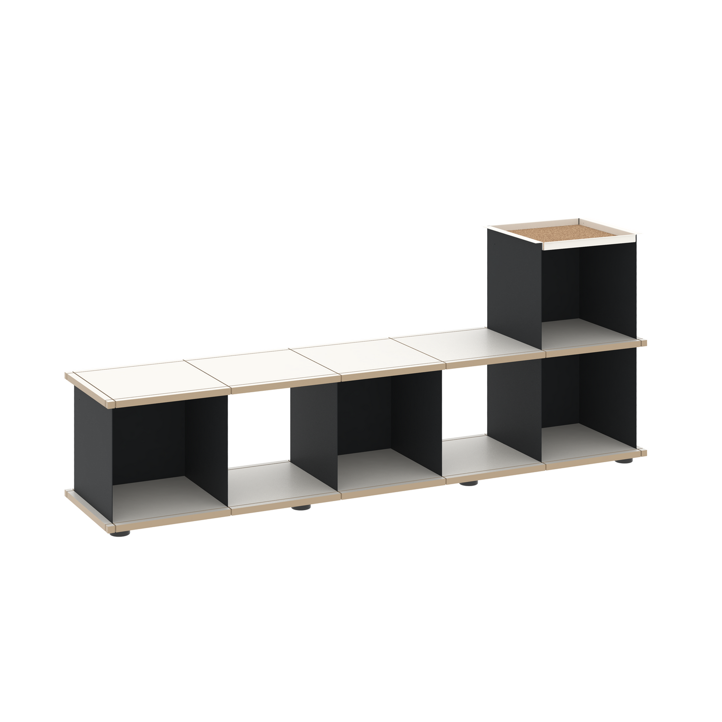 YU BENCH 5x1 / MDF white