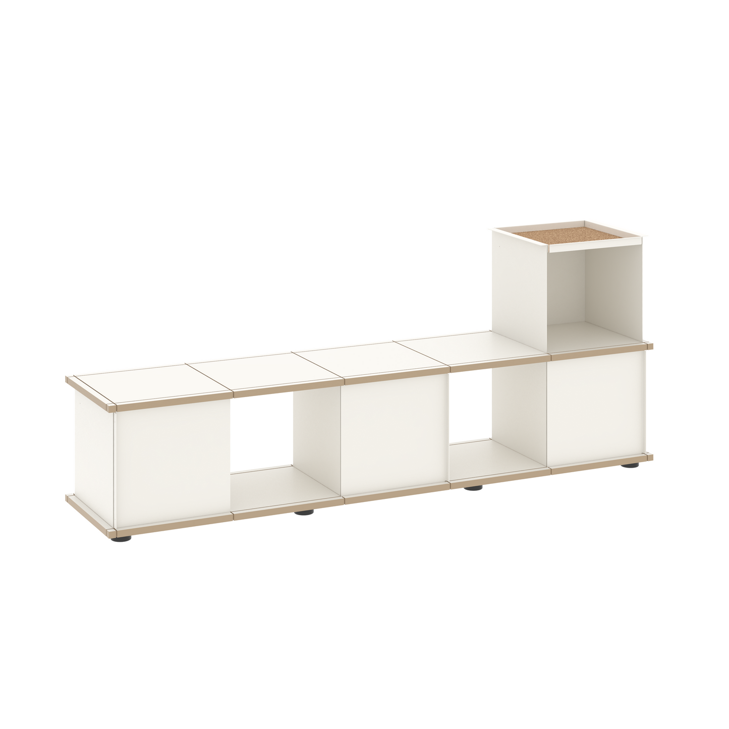 YU BENCH 5x1 / MDF white