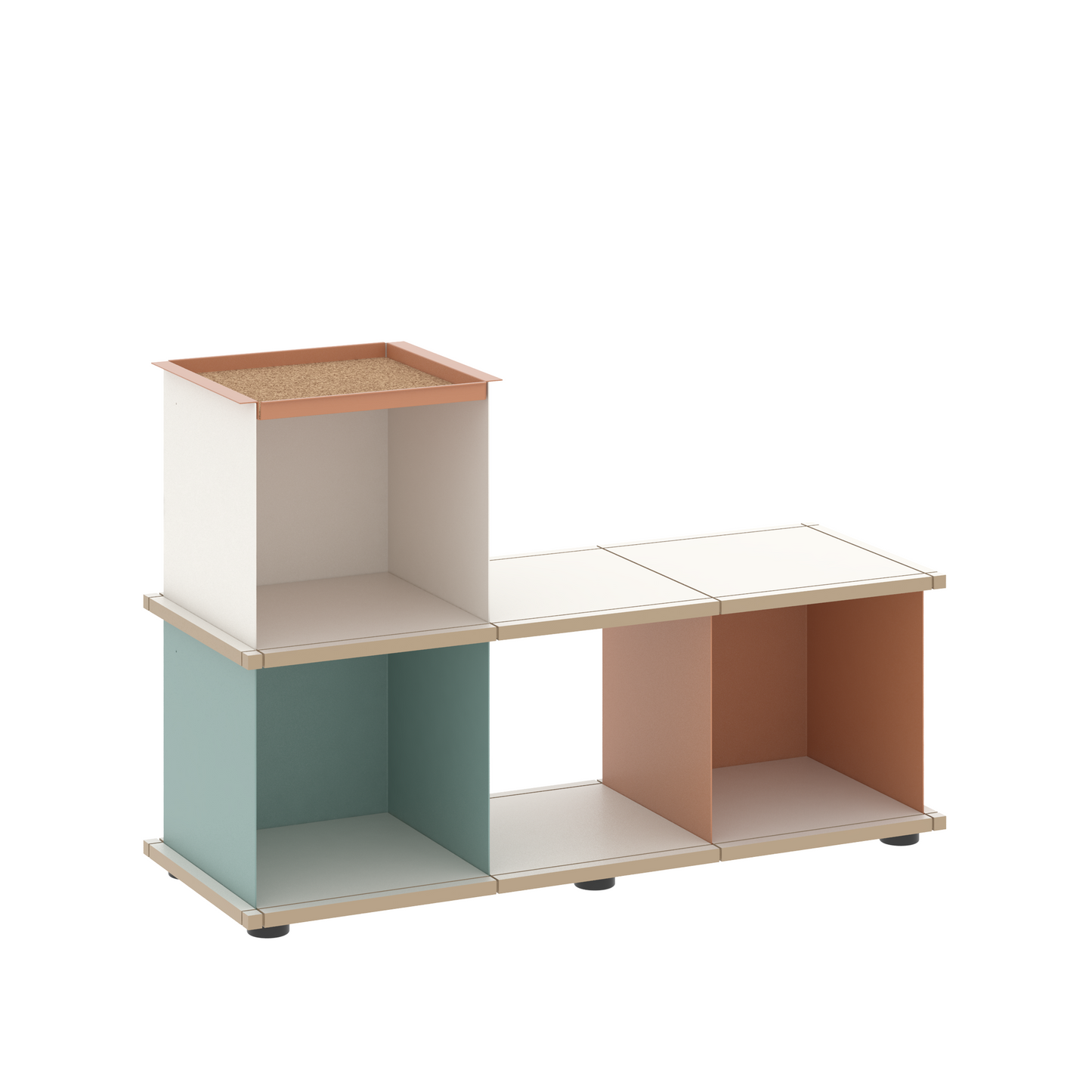 YU BENCH 3x1 / MDF white