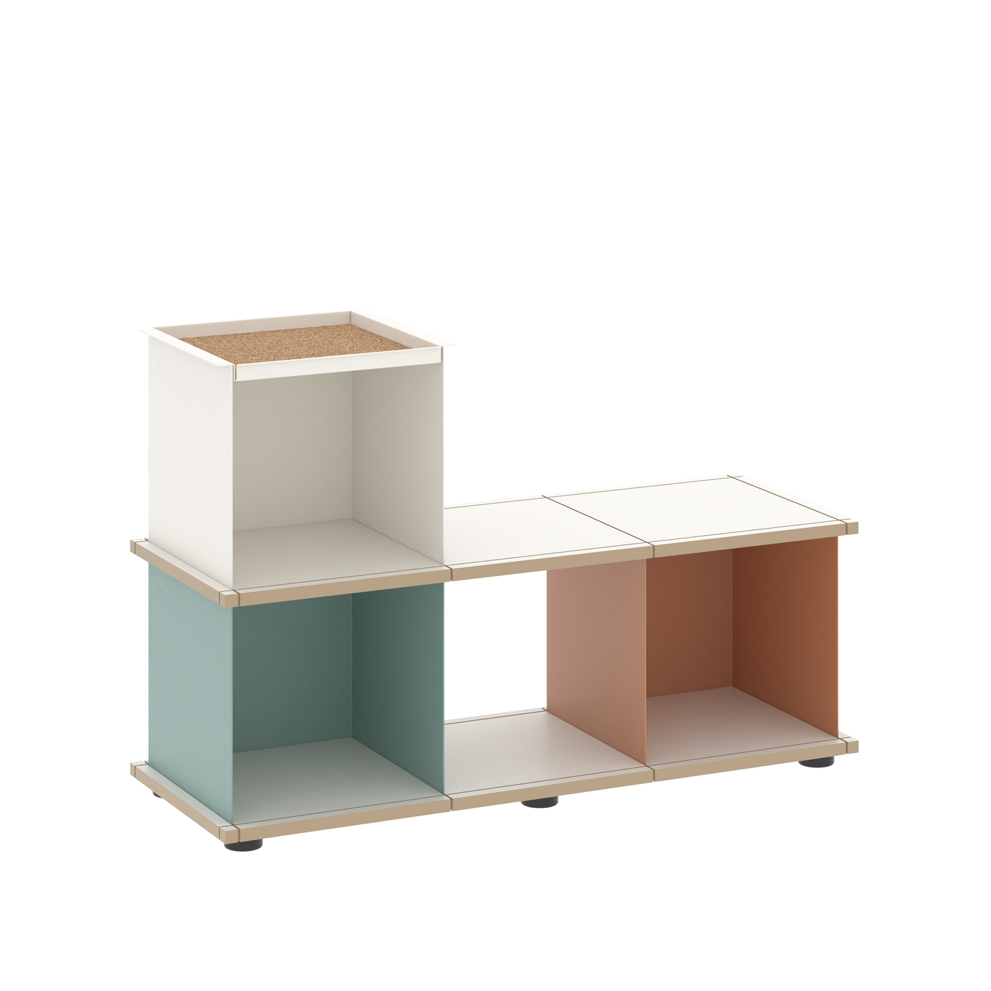 YU BENCH 3x1 / MDF white