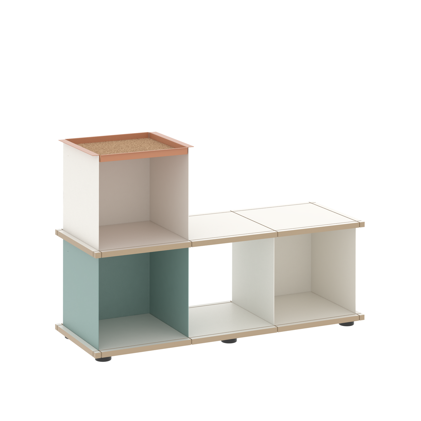 YU BENCH 3x1 / MDF white