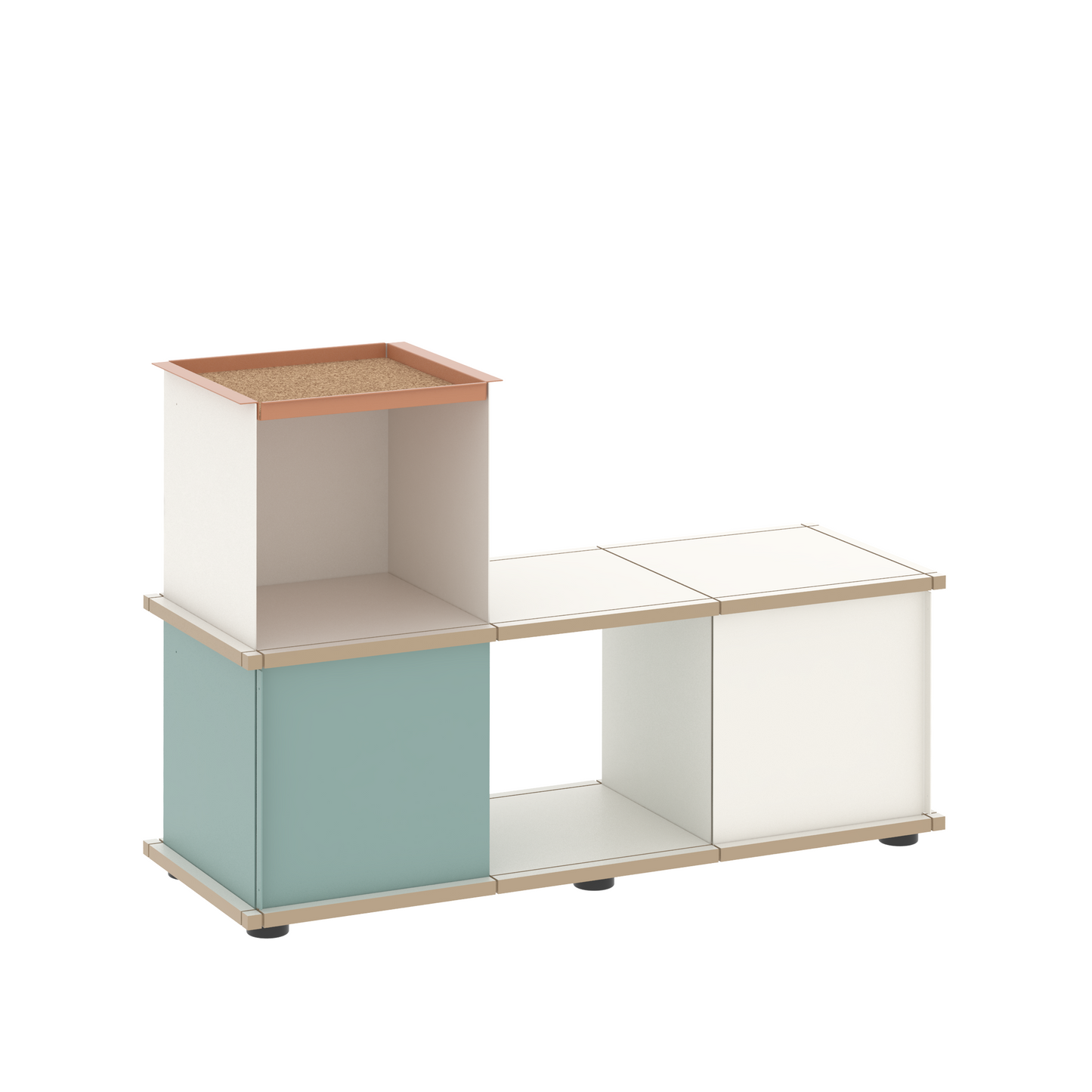 YU BENCH 3x1 / MDF white