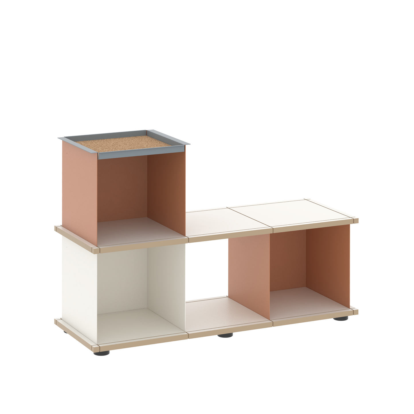 YU BENCH 3x1 / MDF white