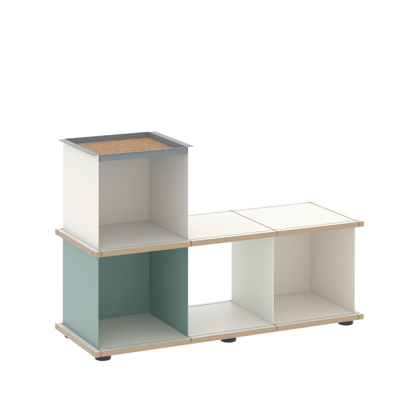 YU BENCH 3x1 / MDF white