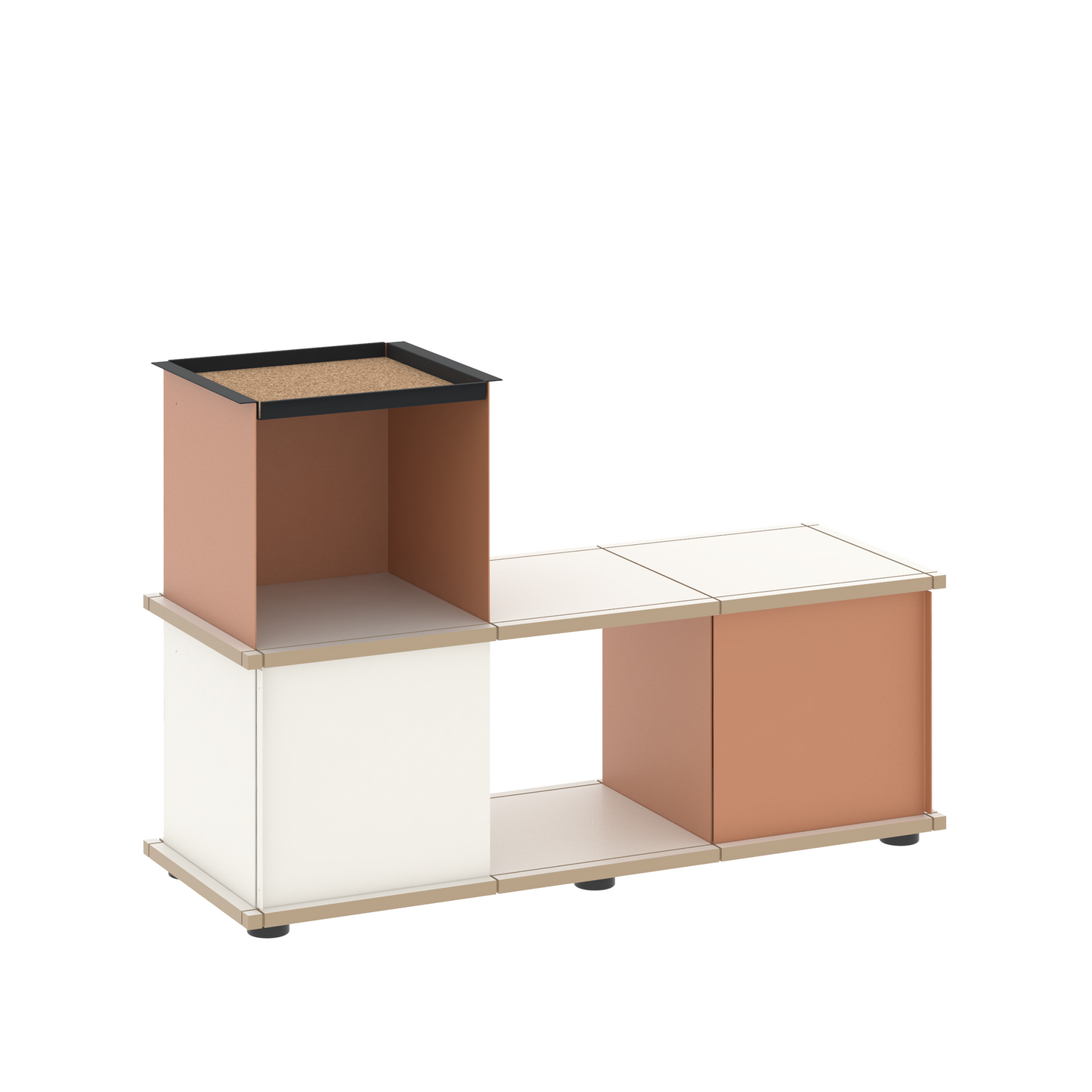 YU BENCH 3x1 / MDF white