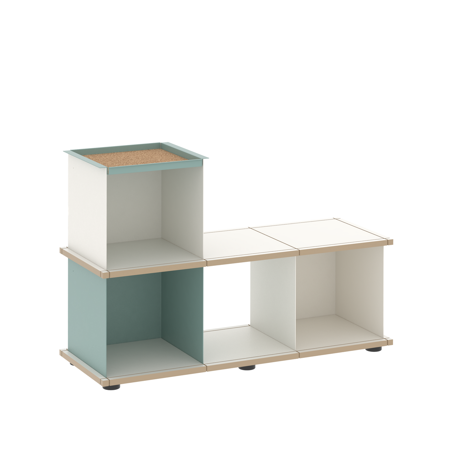 YU BENCH 3x1 / MDF white