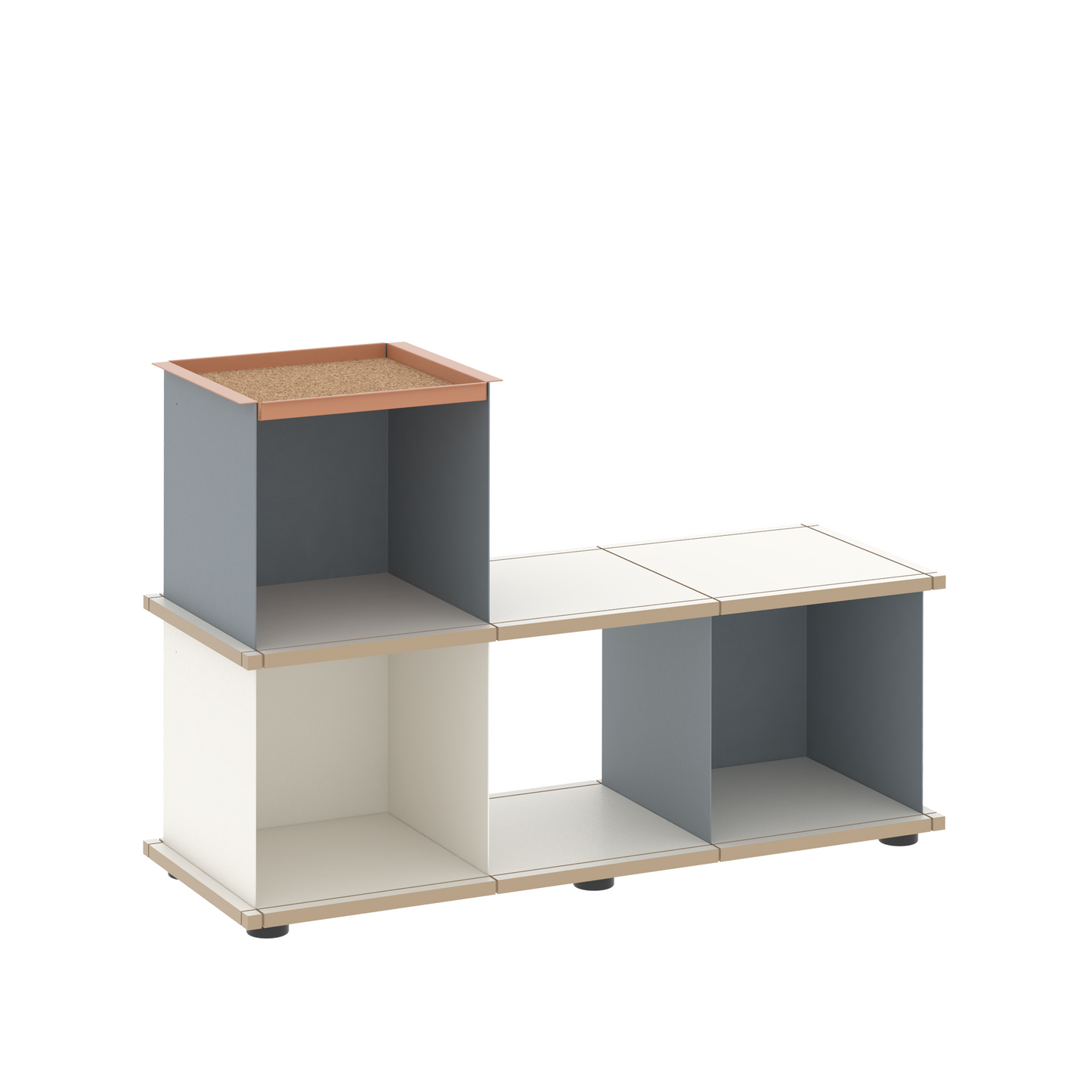 YU BENCH 3x1 / MDF white