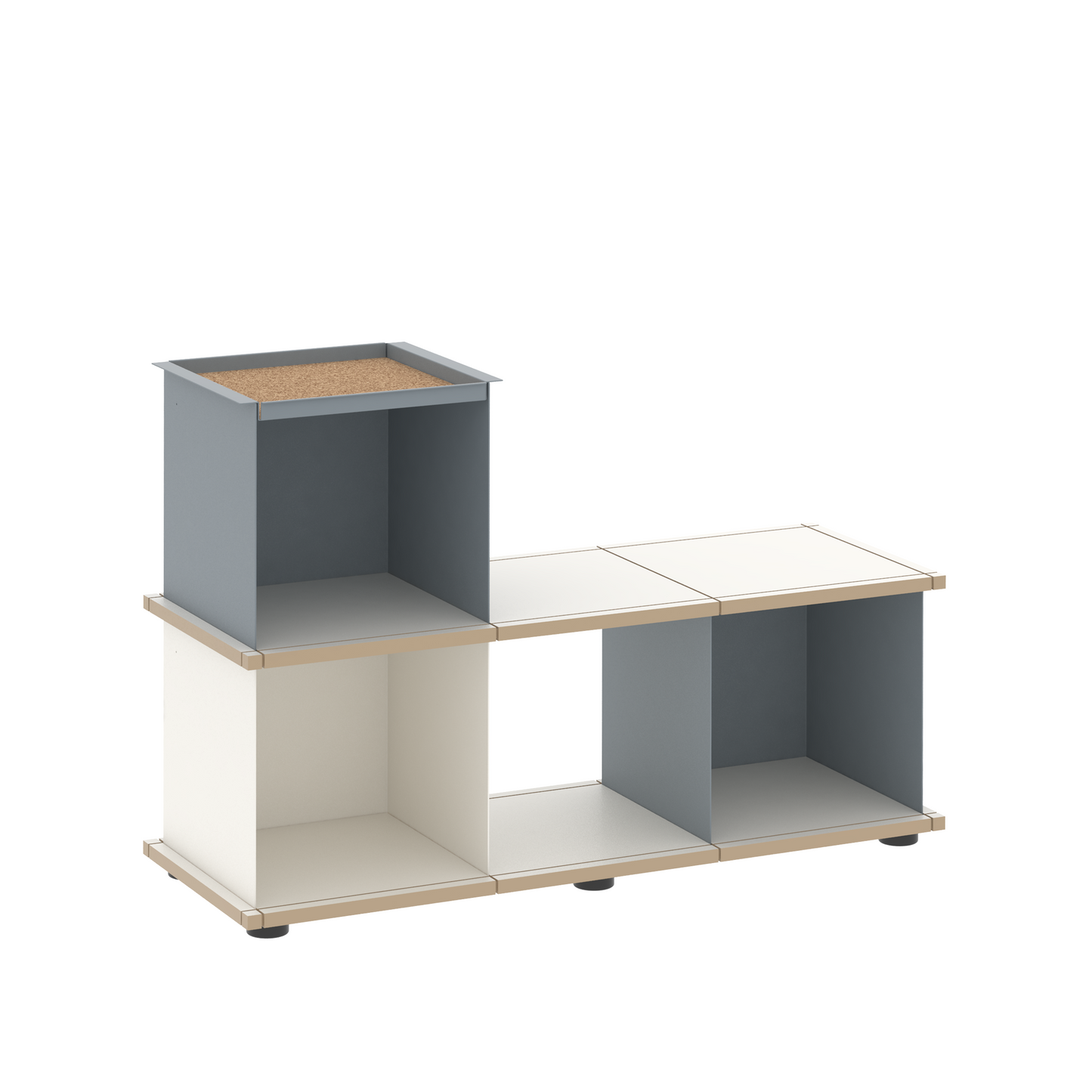 YU BENCH 3x1 / MDF white