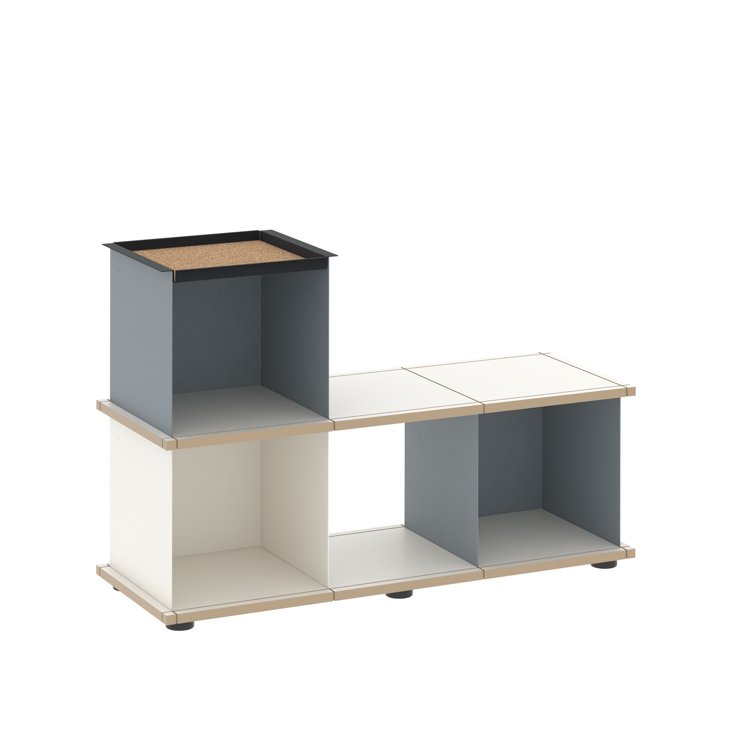 YU BENCH 3x1 / MDF white