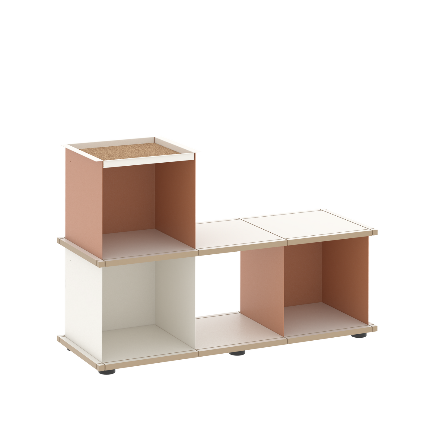 YU BENCH 3x1 / MDF white