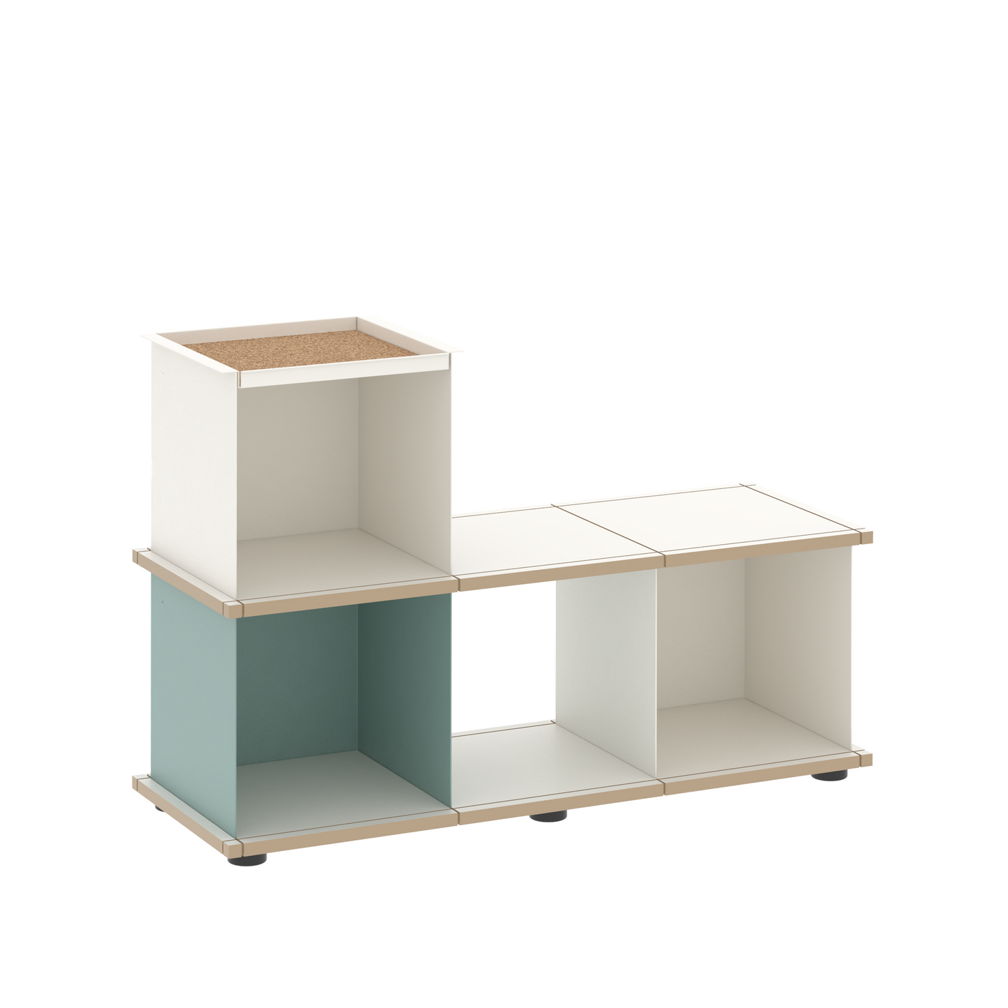 YU BENCH 3x1 / MDF white