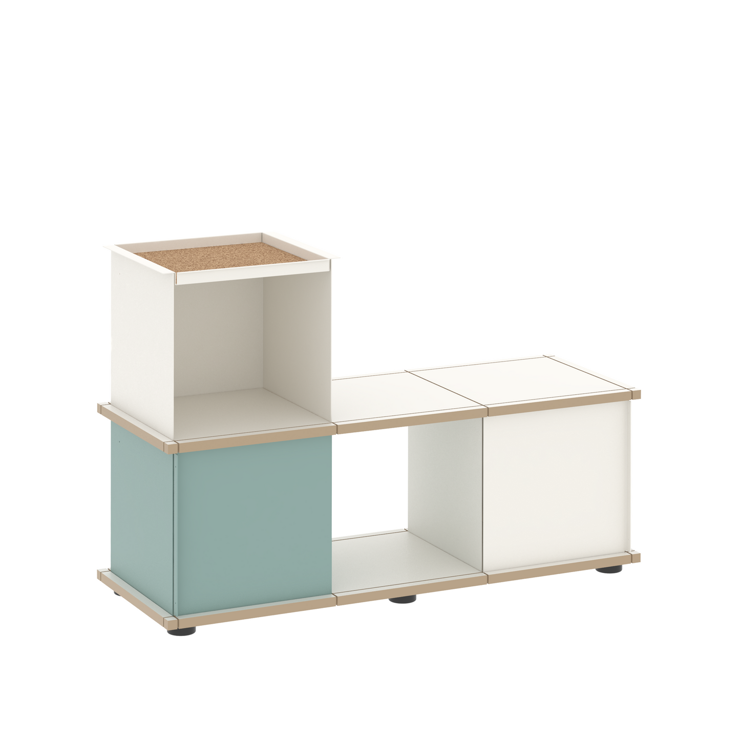 YU BENCH 3x1 / MDF white