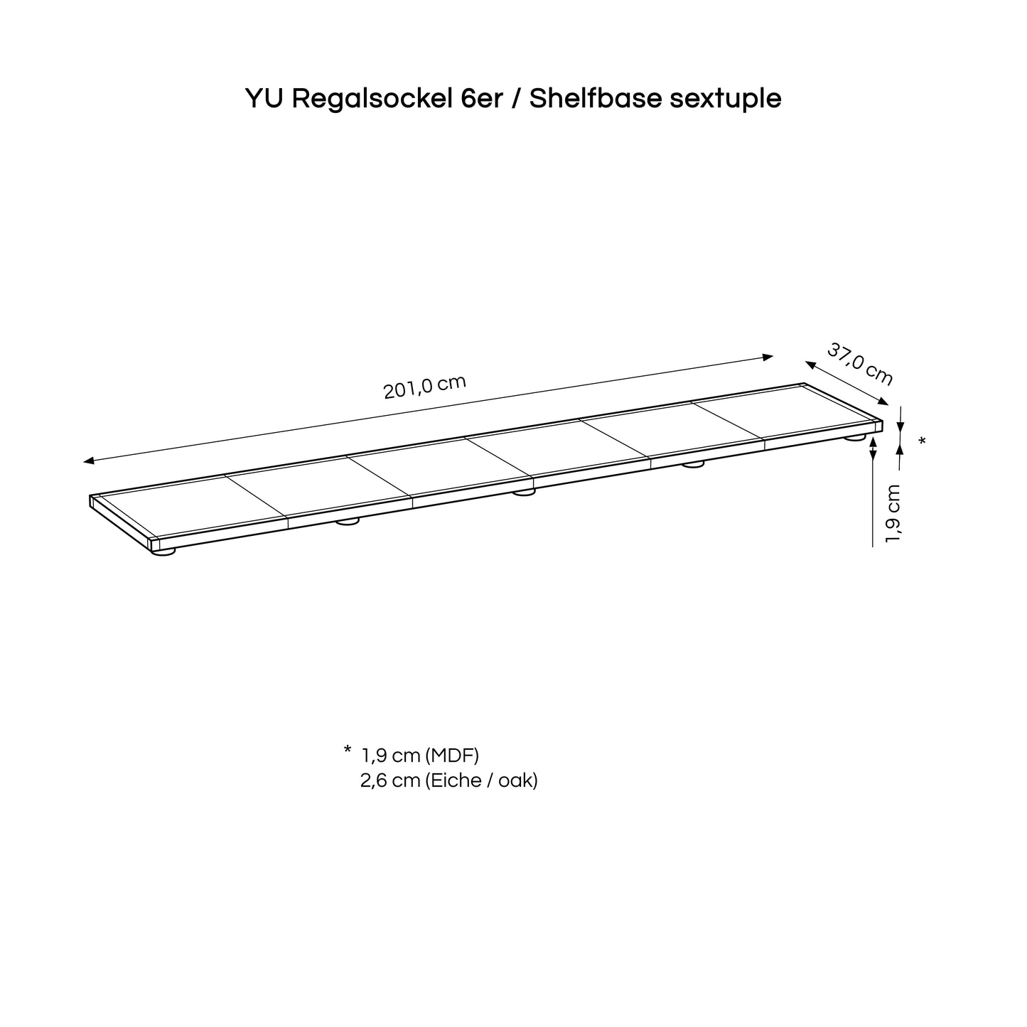 YU shelfbase / 1 series / 3 series / 5 series