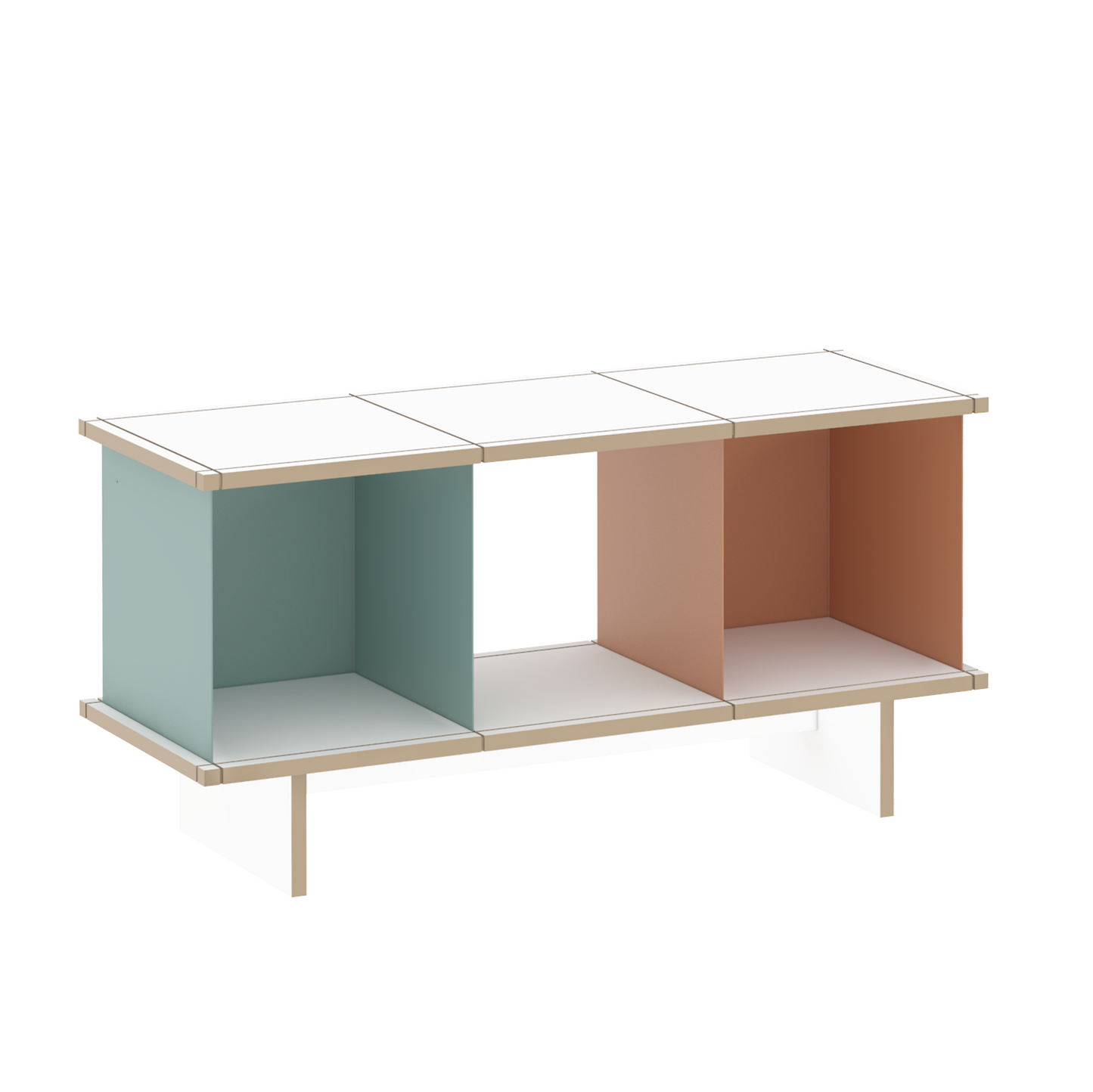 YU SIDEBOARD 3 series / MDF white