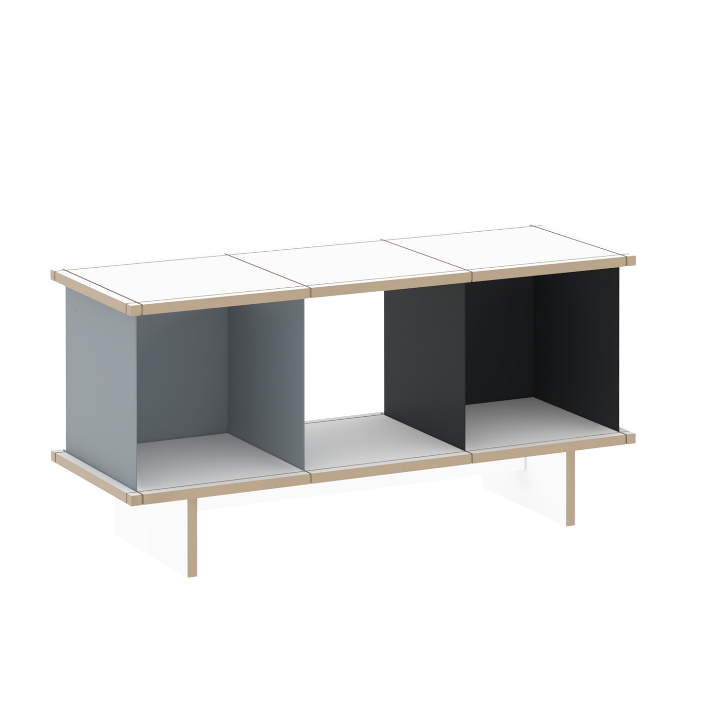 YU SIDEBOARD 3 series / MDF white