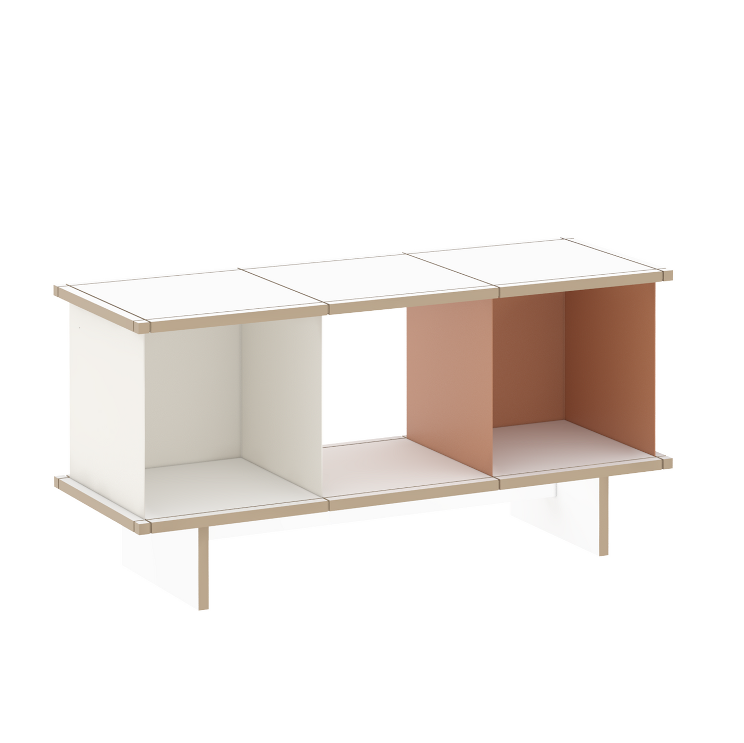 YU SIDEBOARD 3 series / MDF white