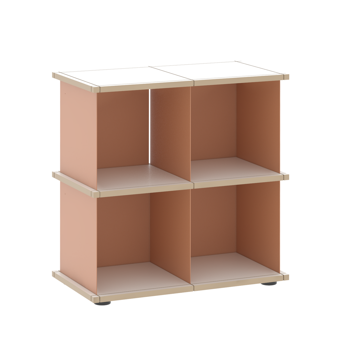 YU SHELF 2er / MDF weiß