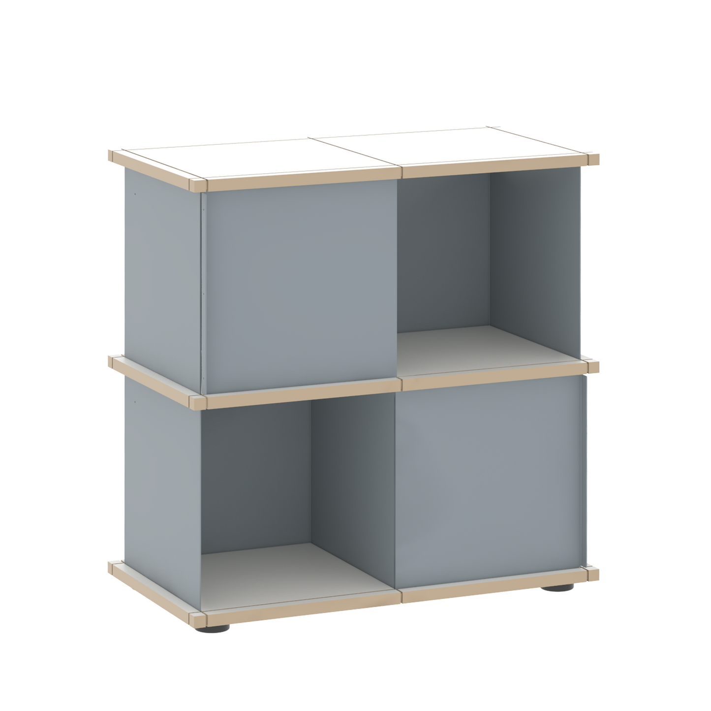 YU SHELF 2er / MDF weiß