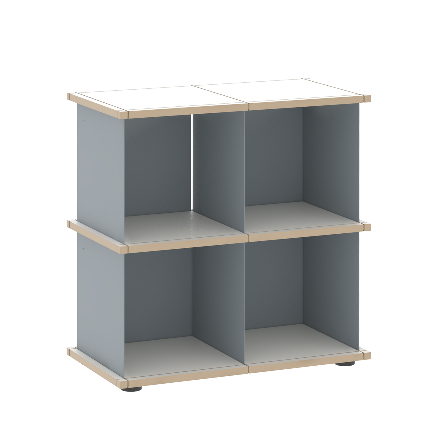 YU SHELF 2er / MDF weiß