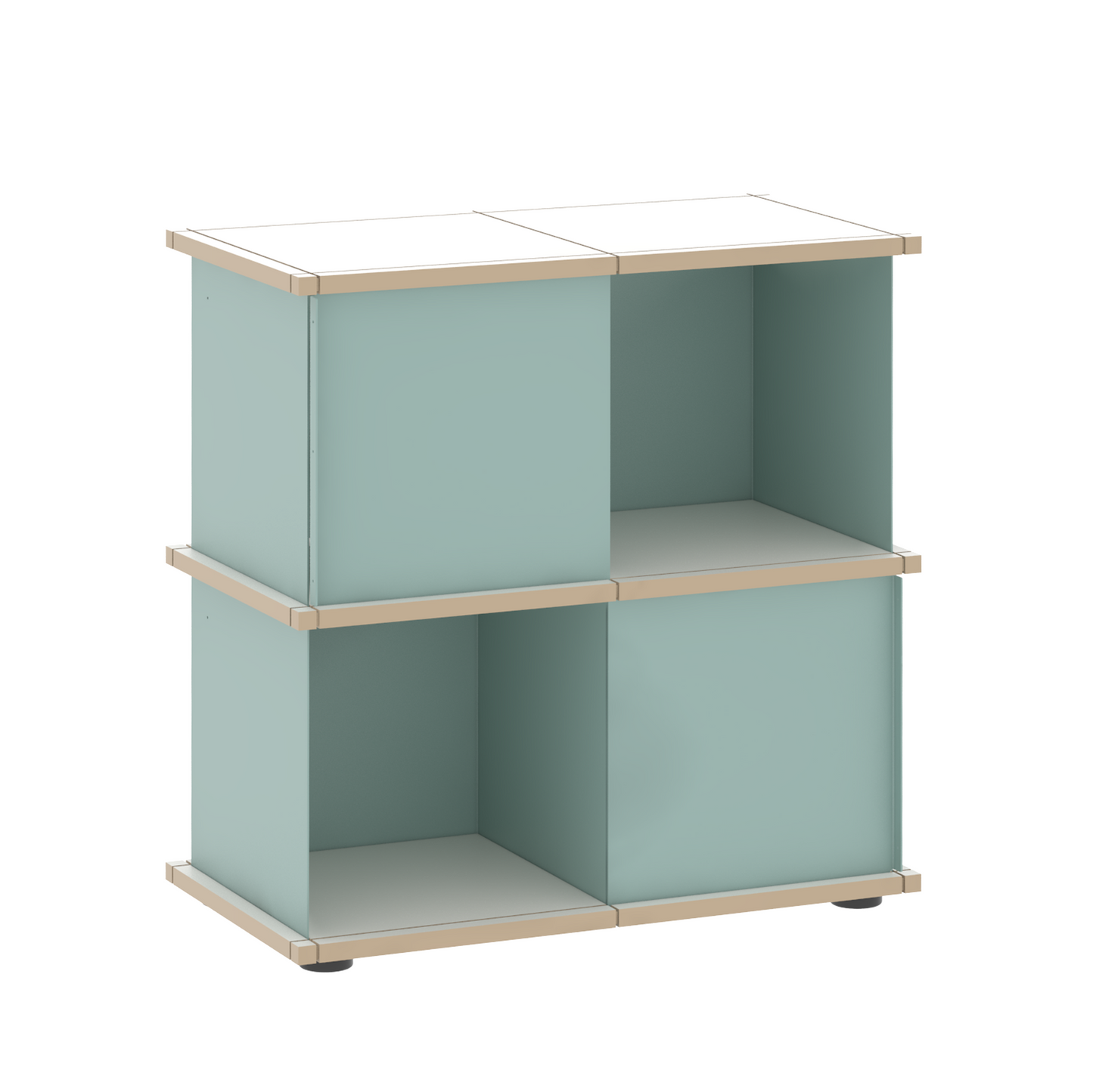 YU SHELF 2er / MDF weiß
