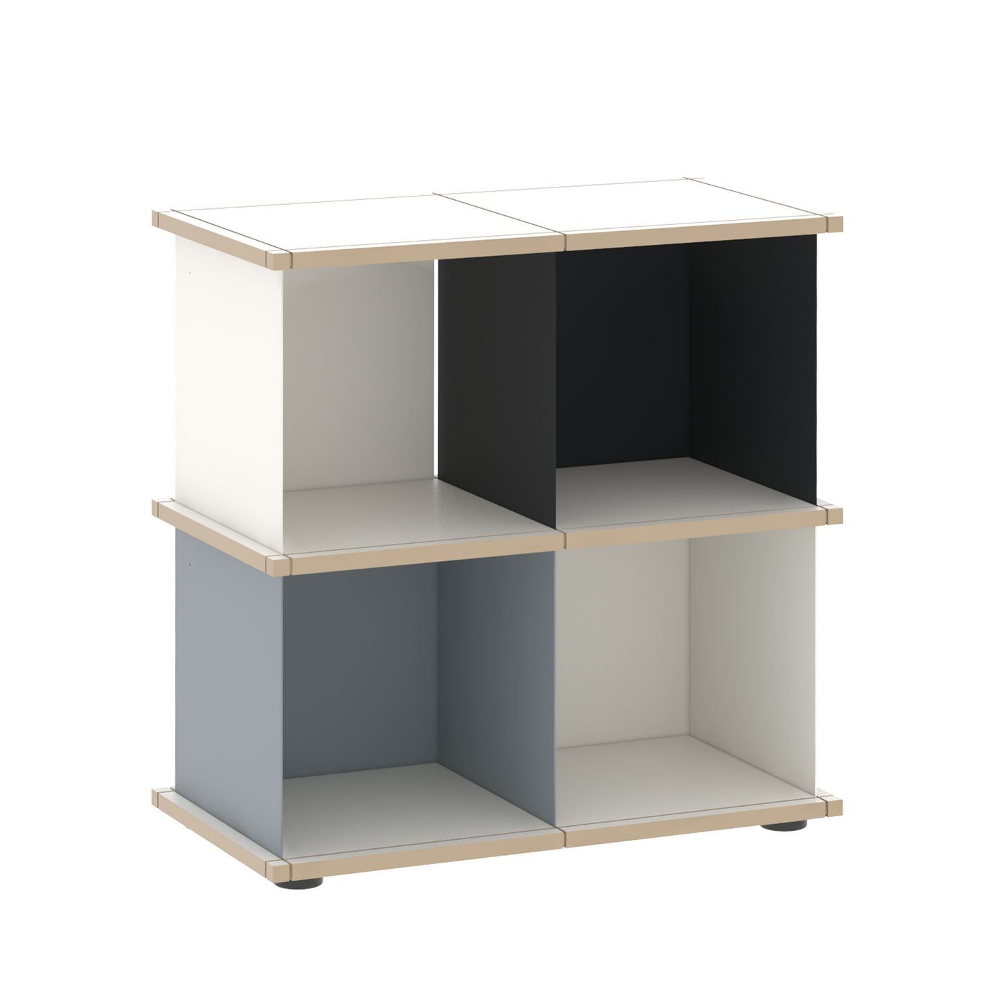 YU SHELF 2er / MDF weiß