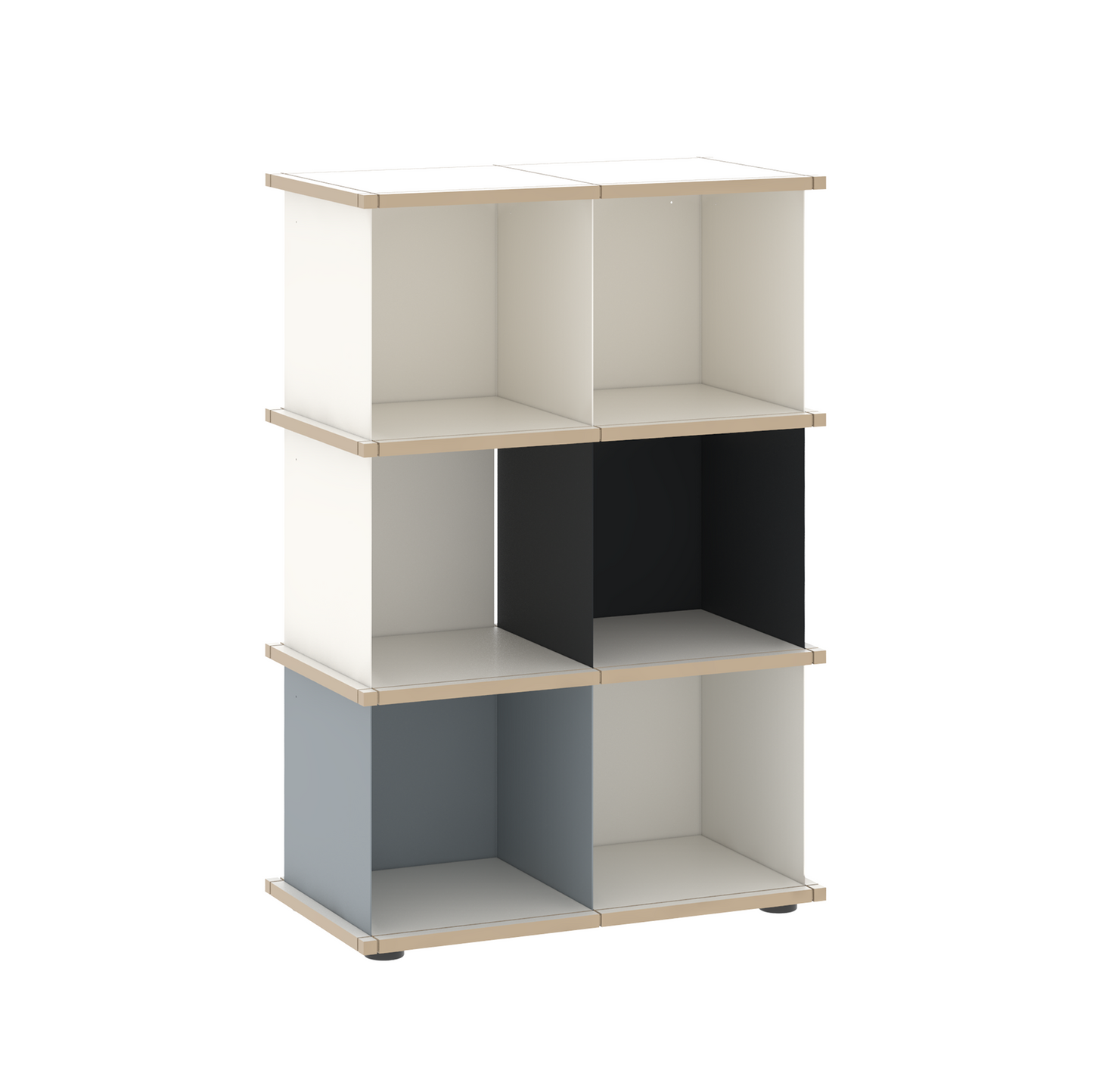 YU SHELF 2er / MDF weiß