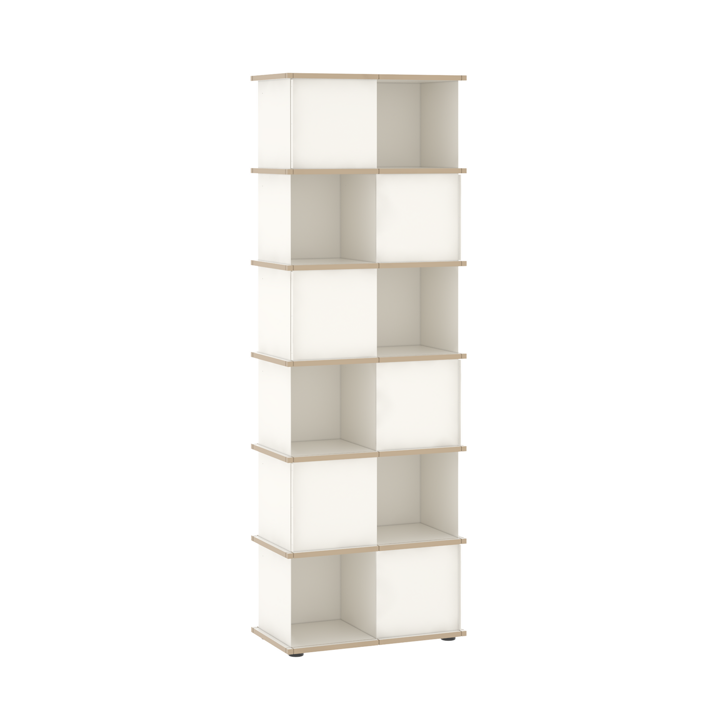 YU SHELF 2er / MDF weiß