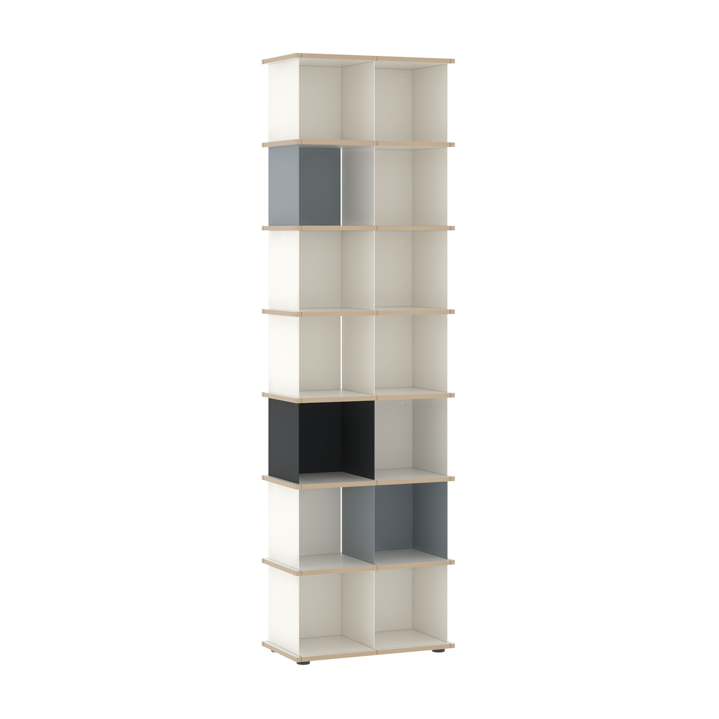 YU SHELF 2er / MDF weiß