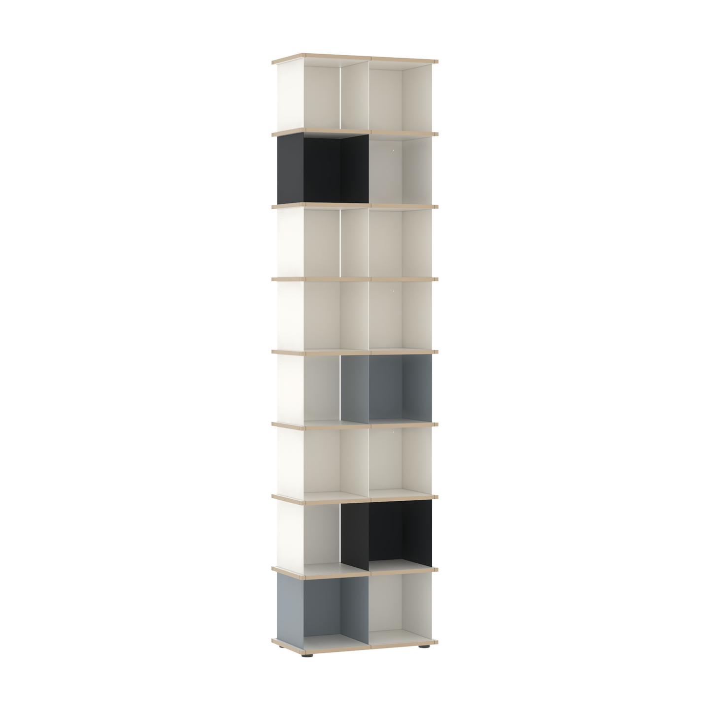 YU SHELF 2er / MDF weiß