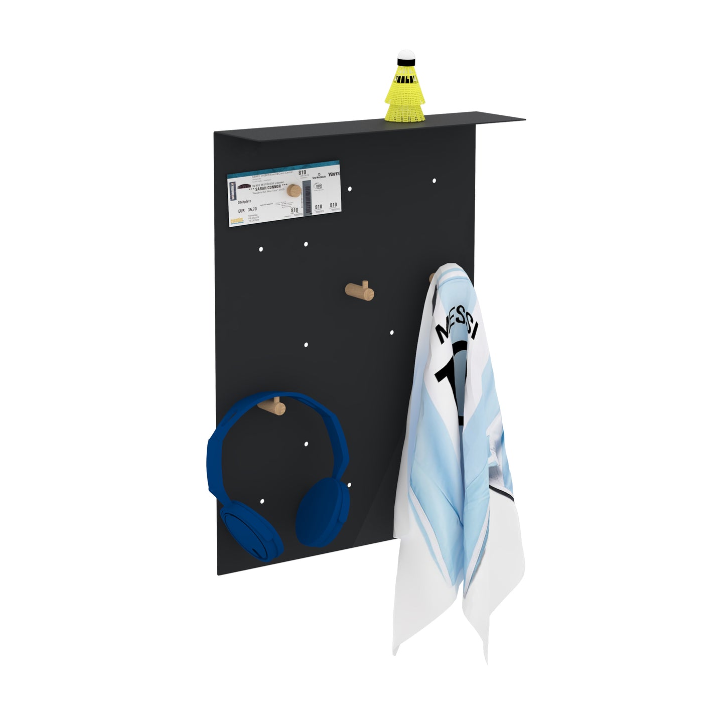 LY WARDROBE mit 3 Stück Garderobenhaken